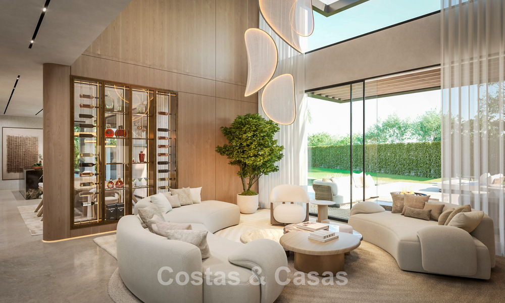 3 gloednieuwe luxevilla’s te koop op loopafstand van het strand en voorzieningen in San Pedro, Marbella 801629