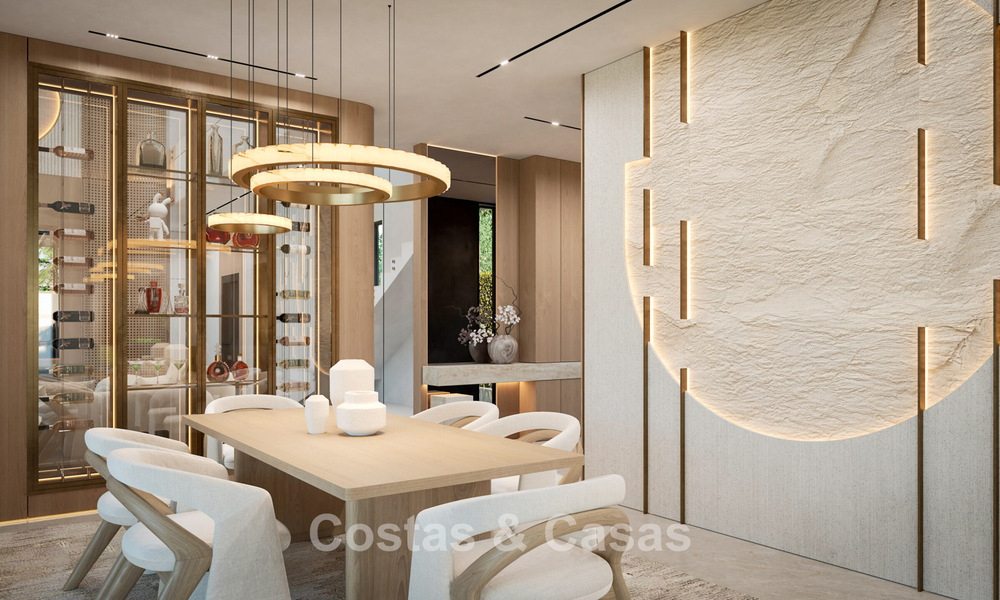 3 gloednieuwe luxevilla’s te koop op loopafstand van het strand en voorzieningen in San Pedro, Marbella 801631