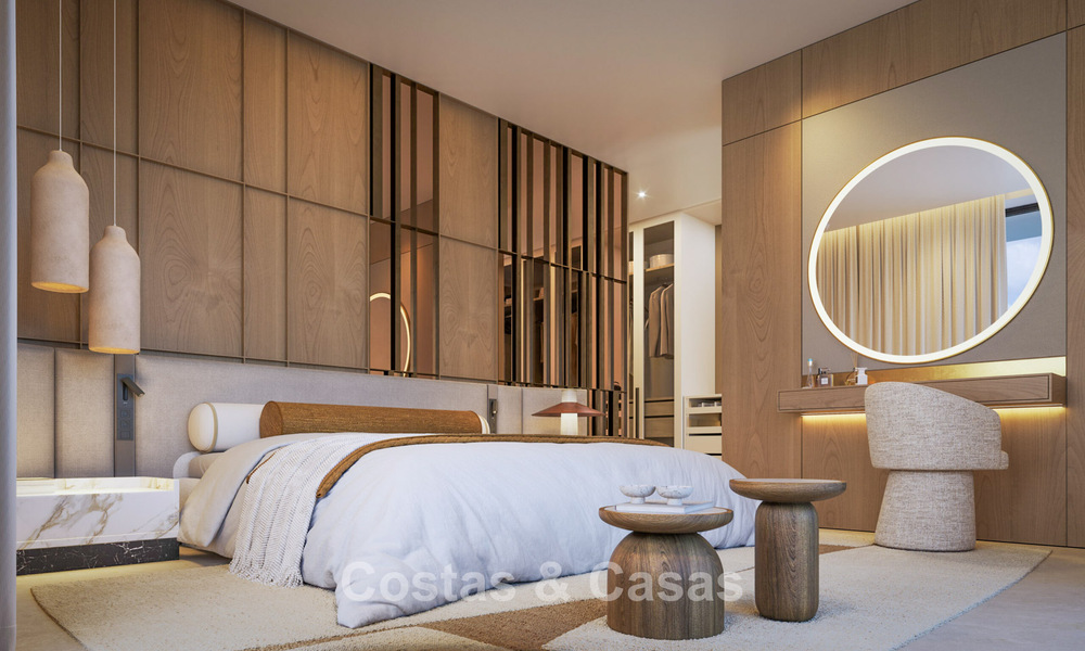 3 gloednieuwe luxevilla’s te koop op loopafstand van het strand en voorzieningen in San Pedro, Marbella 801634