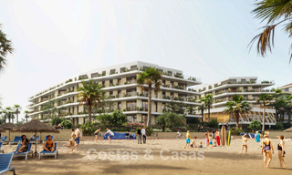 Nieuwe boutique appartementen te koop in een eerstelijnsstrand complex in La Duquesa, Manilva, Costa del Sol 801601 