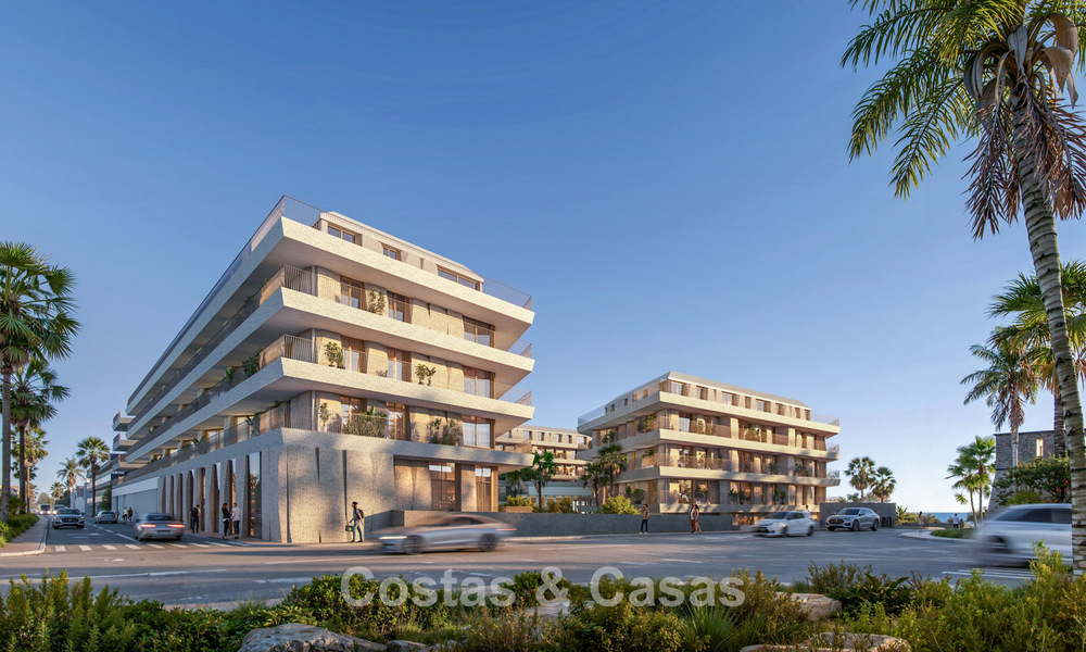 Nieuwe boutique appartementen te koop in een eerstelijnsstrand complex in La Duquesa, Manilva, Costa del Sol 801606