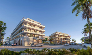 Nieuwe boutique appartementen te koop in een eerstelijnsstrand complex in La Duquesa, Manilva, Costa del Sol 801606 