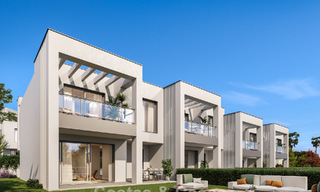 Moderne halfvrijstaande villa te koop op loopafstand van het strand in Elviria, Marbella 801842 