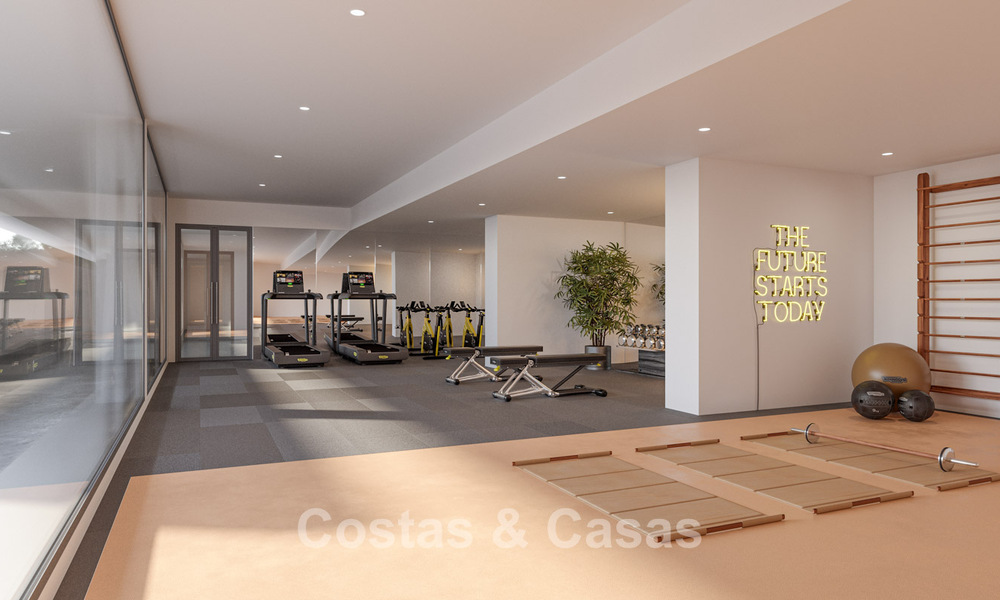 Moderne halfvrijstaande villa te koop op loopafstand van het strand in Elviria, Marbella 801851
