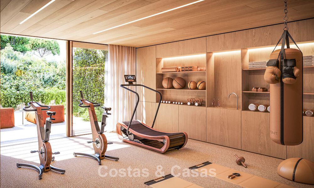Strakke, moderne luxevilla te koop in de befaamde urbanisatie van El Madroñal in Benahavis - Marbella 801859