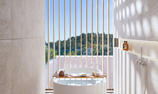 Strakke, moderne luxevilla te koop in de befaamde urbanisatie van El Madroñal in Benahavis - Marbella 801860 