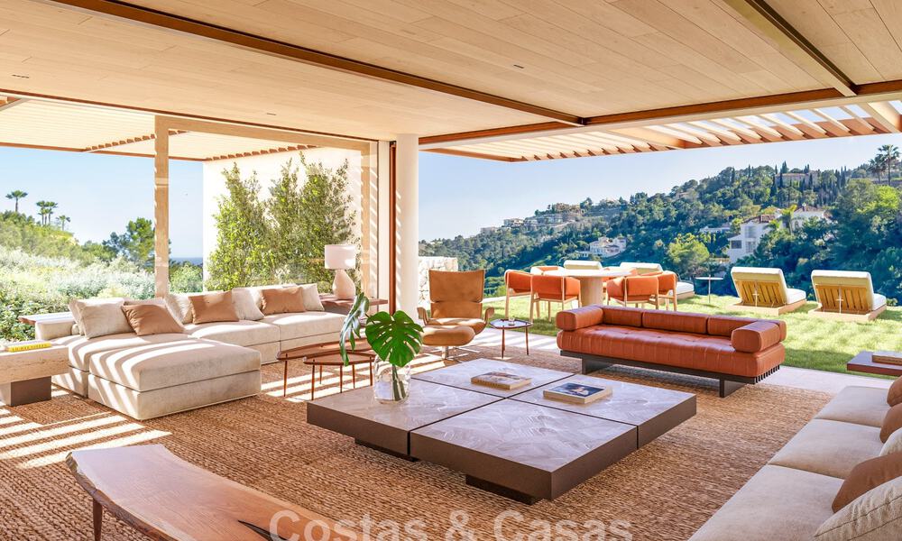 Strakke, moderne luxevilla te koop in de befaamde urbanisatie van El Madroñal in Benahavis - Marbella 801861