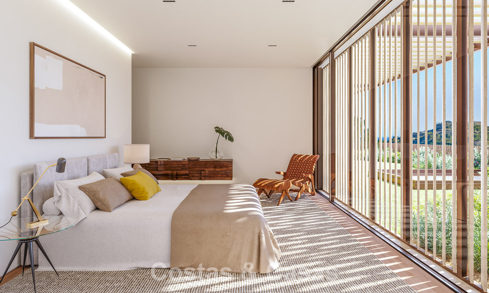 Strakke, moderne luxevilla te koop in de befaamde urbanisatie van El Madroñal in Benahavis - Marbella 801867