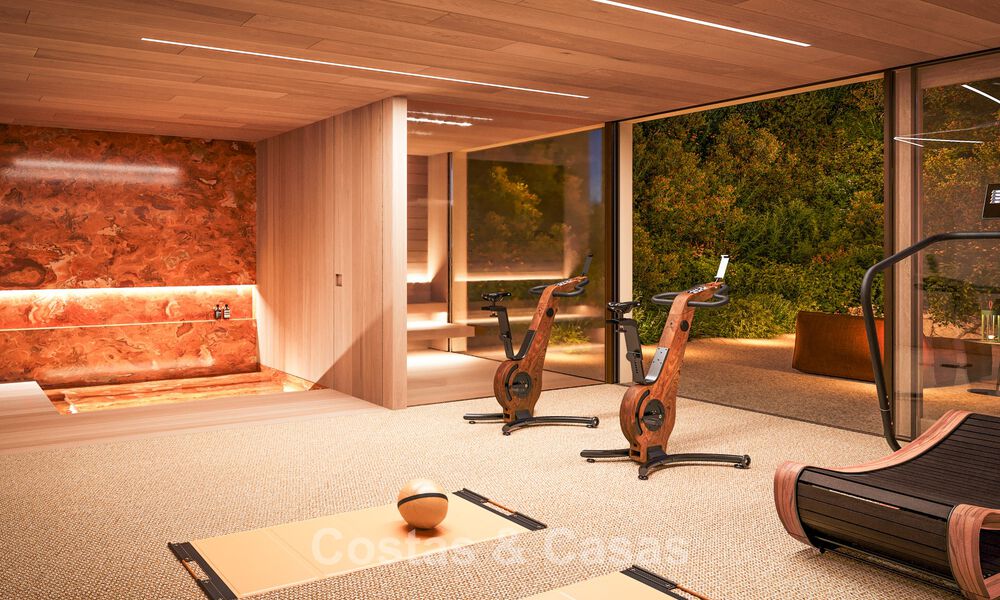 Strakke, moderne luxevilla te koop in de befaamde urbanisatie van El Madroñal in Benahavis - Marbella 801868