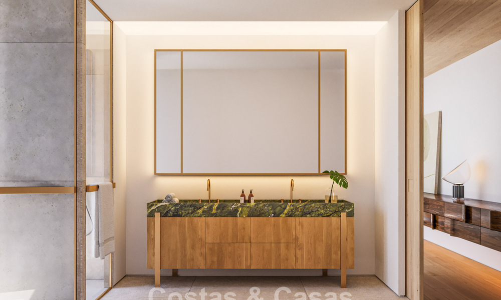 Geavanceerde designvilla met panoramisch zeezicht te koop in El Madroñal, Marbella - Benahavis 801880
