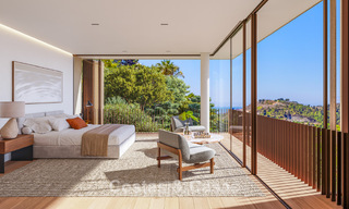 Geavanceerde designvilla met panoramisch zeezicht te koop in El Madroñal, Marbella - Benahavis 801881 