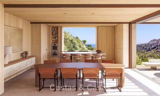Geavanceerde designvilla met panoramisch zeezicht te koop in El Madroñal, Marbella - Benahavis 801883 