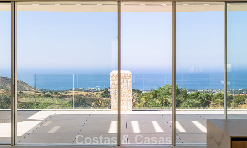 Moderne nieuwbouwappartementen met panoramisch zeezicht te koop nabij Elviria, Marbella Oost 802051