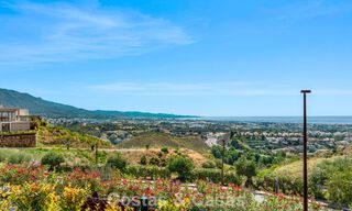 Moderne, nieuwe luxevilla met panoramisch zeezicht te koop in de heuvels van Marbella - Benahavis 802114 