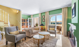Charmante rijwoning te koop in Andalusisch complex op wandelafstand van voorzieningen in Nueva Andalucia, Marbella 802354 