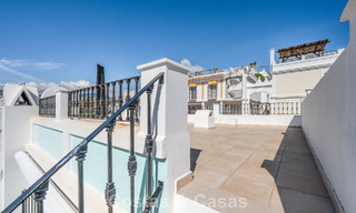 Charmante rijwoning te koop in Andalusisch complex op wandelafstand van voorzieningen in Nueva Andalucia, Marbella 802375 