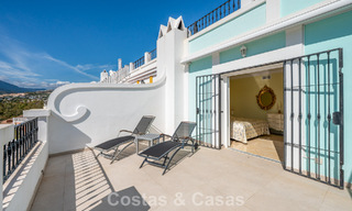 Charmante rijwoning te koop in Andalusisch complex op wandelafstand van voorzieningen in Nueva Andalucia, Marbella 802379 