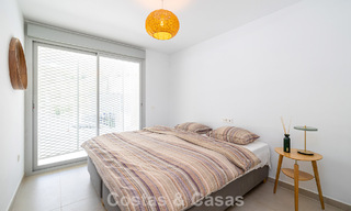 Lichtrijk en modern duplex penthouse met frontaal open zeezicht te koop in Benalmadena, Costa del Sol 802197 
