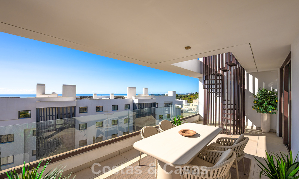 Exclusieve appartementen met modern ontwerp te koop in El Higueron in Fuengirola, Costa del Sol 802474