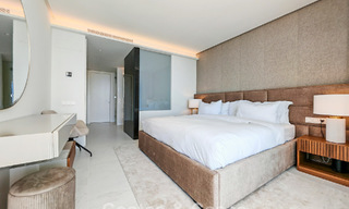 Moderne tuinappartement met zeezicht te koop in een exclusief boetiekcomplex nabij Marbella 802605 