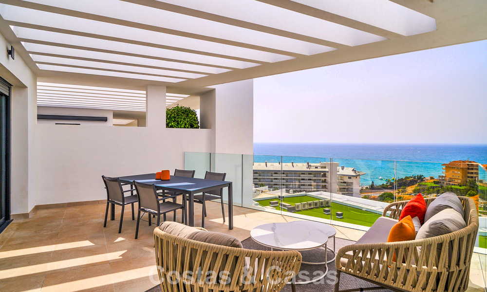Moderne luxe appartementen met zeezicht in El Higuerón, een resort-stijl complex in Fuengirola, Costa del Sol 802677
