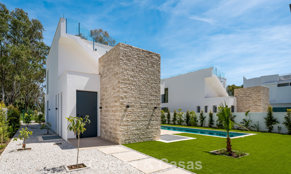 Luxe moderne designvilla met privézwembad te koop o/d New Golden Mile dicht bij San Pedro - Marbella 802801