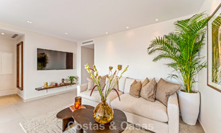 Luxueus gerenoveerd appartement met zeezicht te koop in een gated community op de Golden Mile in Marbella 802842 