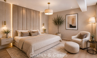 Halfvrijstaande villa met veel potentieel te koop, eerstelijns golf in Nueva Andalucia, Marbella 802868 