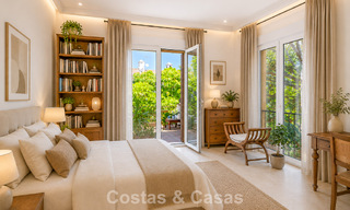 Halfvrijstaande villa met veel potentieel te koop, eerstelijns golf in Nueva Andalucia, Marbella 802876 