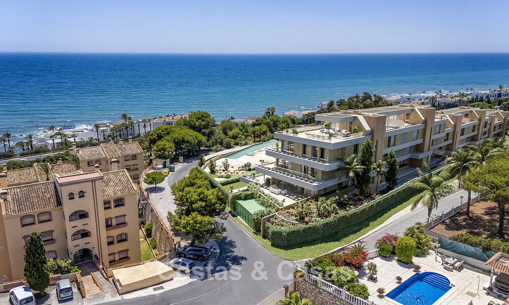 Moderne nieuwbouwappartementen op wandelafstand van het strand met panoramisch zeezicht te koop in La Cala de Mijas, Costa del Sol 802945
