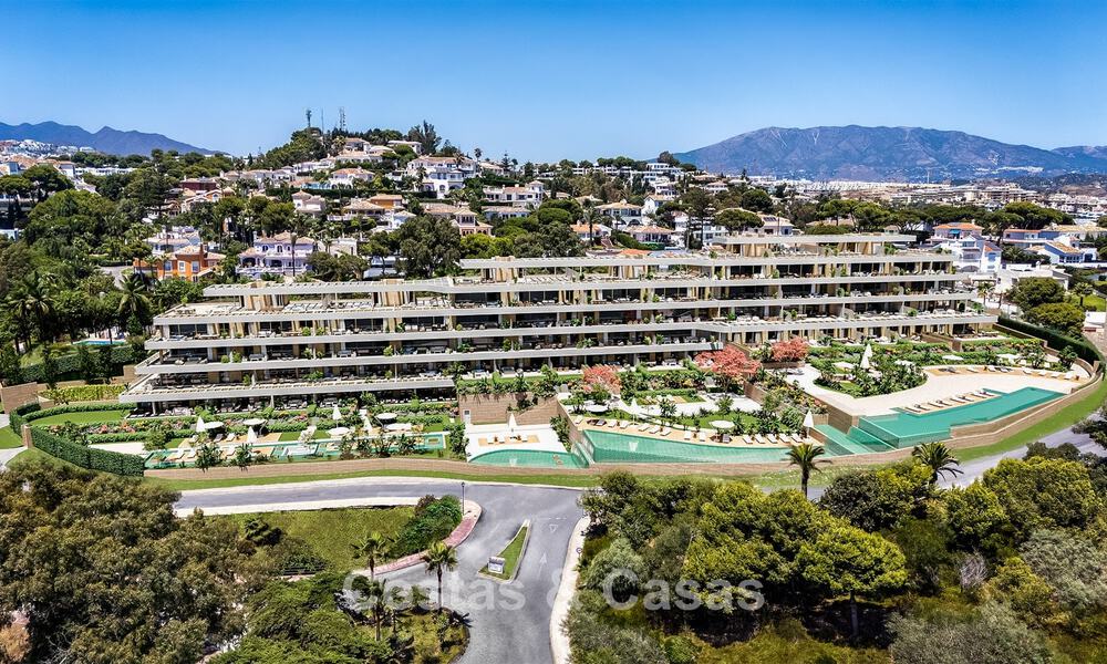 Moderne nieuwbouwappartementen op wandelafstand van het strand met panoramisch zeezicht te koop in La Cala de Mijas, Costa del Sol 802953