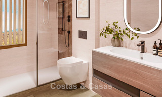 Moderne nieuwbouwappartementen op wandelafstand van het strand met panoramisch zeezicht te koop in La Cala de Mijas, Costa del Sol 802955 