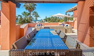 Eersteklas duplex penthouse te koop in een strandcomplex in Los Monteros, ten oosten van Marbella centrum 803237 