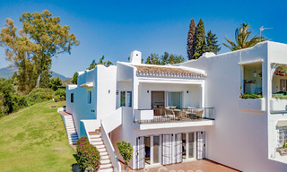 Gerenoveerde, halfvrijstaande woning met frontlinie golfzicht te koop in Aloha, Nueva Andalucia, Marbella 803153 