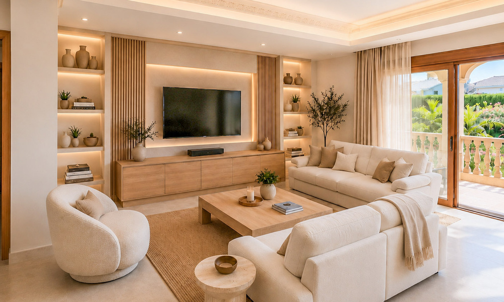 Ruime Mediterrane villa met zeezicht en fantastisch renovatiepotentieel te koop in La Quinta, Marbella - Benahavis 803508