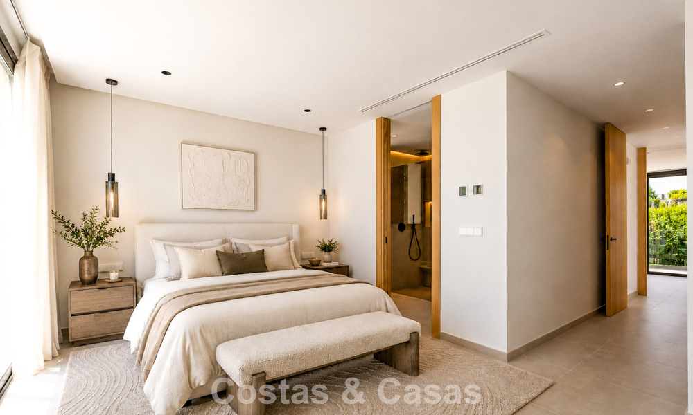 Nieuwe, exclusieve, instapklare, moderne villa te koop in een strandwijk tegen San Pedro, Marbella 803563