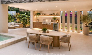 Nieuwe, exclusieve, instapklare, moderne villa te koop in een strandwijk tegen San Pedro, Marbella 803594 