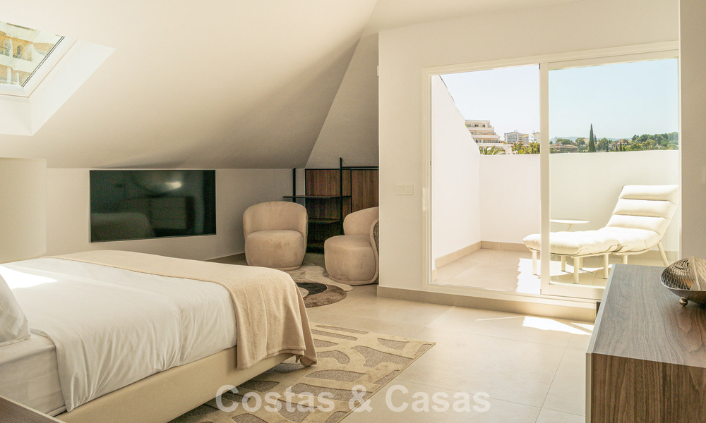 Boutique penthouse te koop op wandelafstand van voorzieningen en Puerto Banus in Nueva Andalucia, Marbella 803837