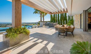 Eersteklas luxevilla met fenomenaal zeezicht te koop, in een afgesloten woonwijk van La Quinta, Marbella - Benahavis 803725 