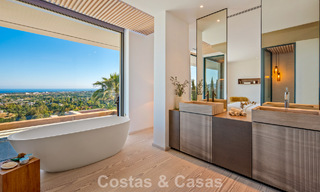 Eersteklas luxevilla met fenomenaal zeezicht te koop, in een afgesloten woonwijk van La Quinta, Marbella - Benahavis 803739 