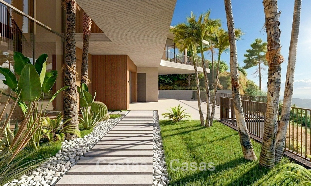 Ultramoderne droomvilla met fenomenaal zeezicht te koop in de heuvels van Marbella - Benahavis 803920