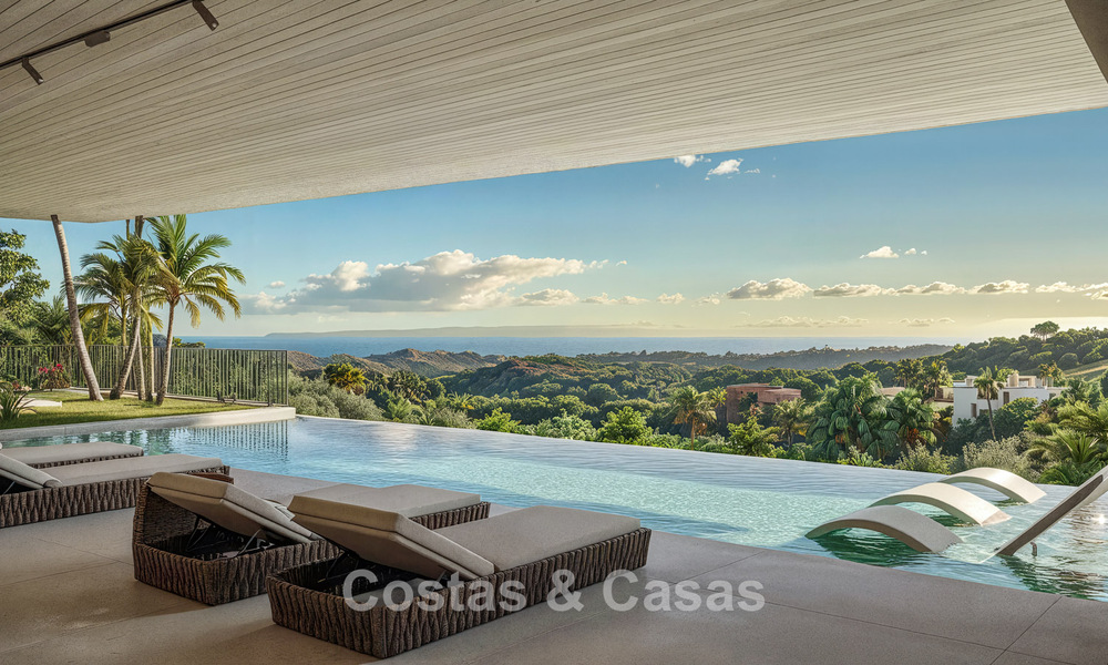 Ultramoderne droomvilla met fenomenaal zeezicht te koop in de heuvels van Marbella - Benahavis 803922