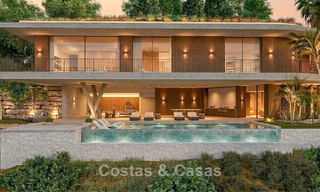 Ultramoderne droomvilla met fenomenaal zeezicht te koop in de heuvels van Marbella - Benahavis 803923 