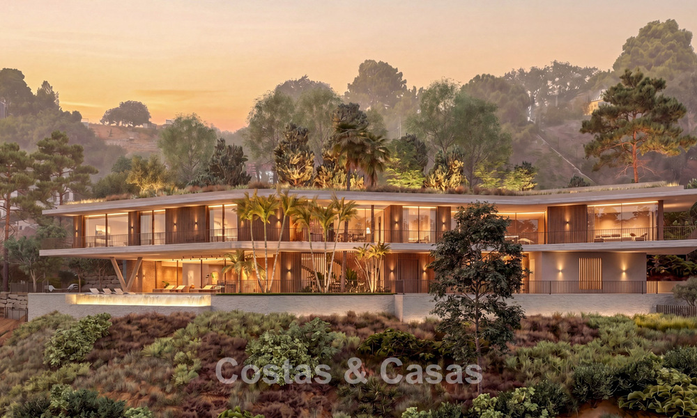 Ultramoderne droomvilla met fenomenaal zeezicht te koop in de heuvels van Marbella - Benahavis 803925