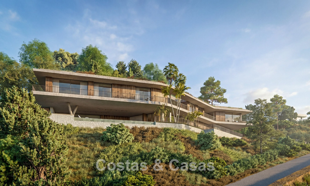 Ultramoderne droomvilla met fenomenaal zeezicht te koop in de heuvels van Marbella - Benahavis 803926
