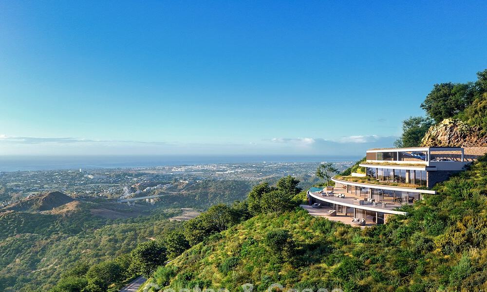 Exclusieve, ultramoderne designvilla met panoramisch zeezicht te koop in Real de La Quinta, Marbella - Benahavis 803997