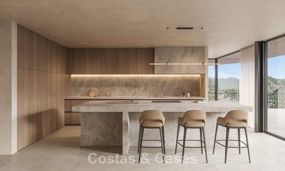 Gesofisticeerde designvilla met panoramisch zeezicht te koop in de heuvels van Marbella - Benahavis 804100