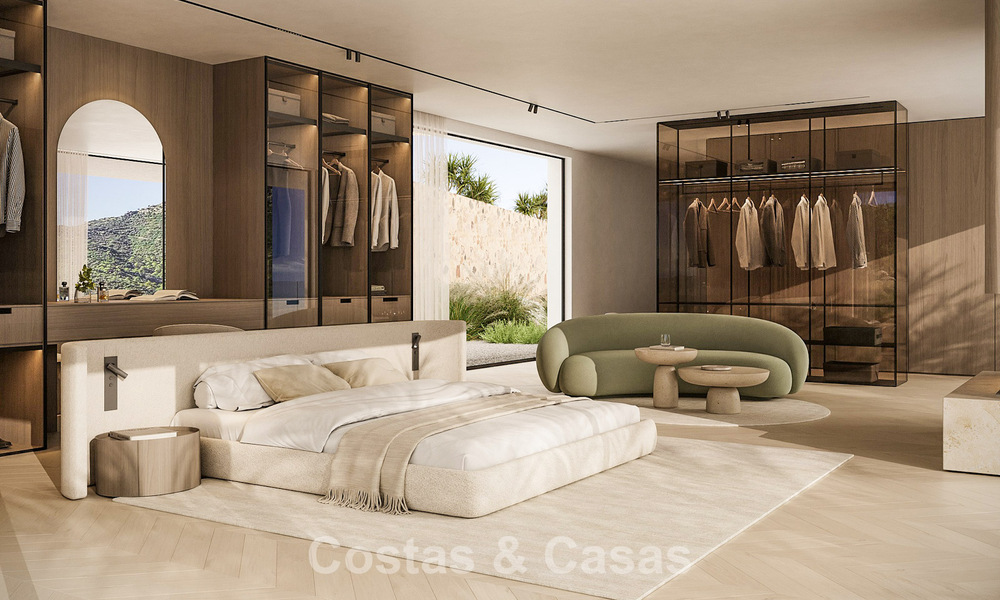 Gesofisticeerde designvilla met panoramisch zeezicht te koop in de heuvels van Marbella - Benahavis 804104