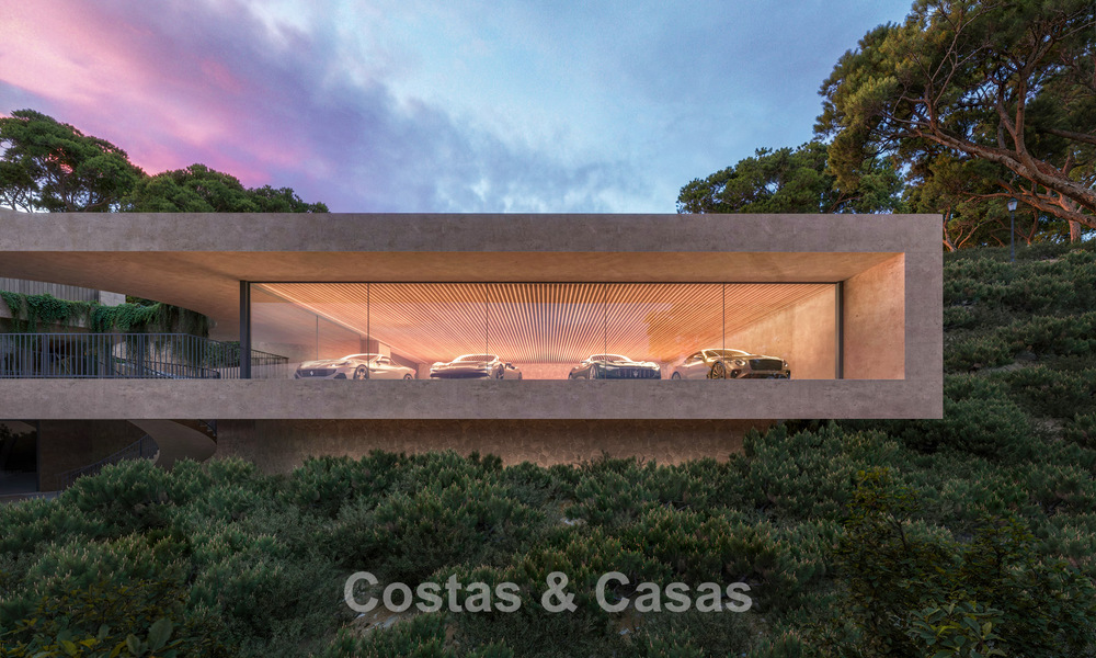 Gesofisticeerde designvilla met panoramisch zeezicht te koop in de heuvels van Marbella - Benahavis 804105