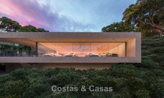 Gesofisticeerde designvilla met panoramisch zeezicht te koop in de heuvels van Marbella - Benahavis 804105 